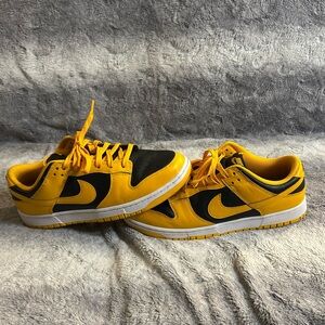 Nike Dunk Low Goldenrod Size 12 Euc
